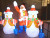 Acrylic Material LED Light Decoration Christmas Snowman Acrylic Christmas Snowman Christmas Deer Carriage