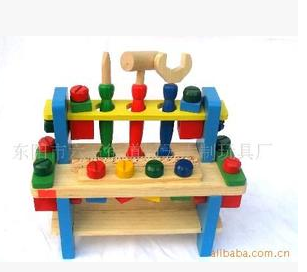 Foreign trade quality table creative children toys wooden table tool table male treasure favorite