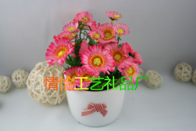 Yesi large bucket sitting room table decorative flowers of Chrysanthemum set creative shelves display bonsai