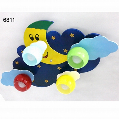 attractive design star and moon droplight for child room ( without bulb )