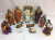 Manger 11-Piece Set Character Animal Combination Resin Craft Ornament Holiday Decoration Gift