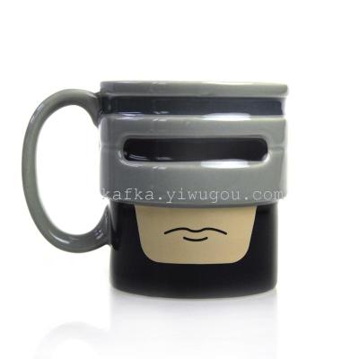Robocup mechanical men mugs x-men creative ceramic coffee cup