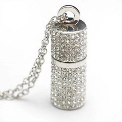 Jhl-up077 crystal cylindrical U disk with diamond crystal usb flash drive 8G 16G personalized fashion gifts.
