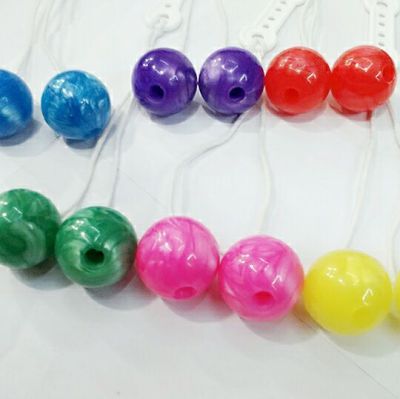 Mixed color 3.5cm pearl light touch ball kaka ball.