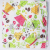 Korean Printing Microfiber Printing Absorbent Cloth Dishcloth Kitchen Cleaning Cloth Dishwashing Towel