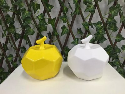 New 4-color ceramic apples meaning peace