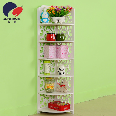 Six layer hollow carved corner frame waterproof anti-corrosion plate of shelf simple shoe rack ZW026