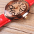Brown strap ladies watch European and American trends fashion cute students table watch