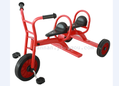 Kindergarten children early double seat tricycle