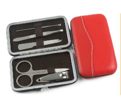 JS-5931 red stainless steel 5 piece set