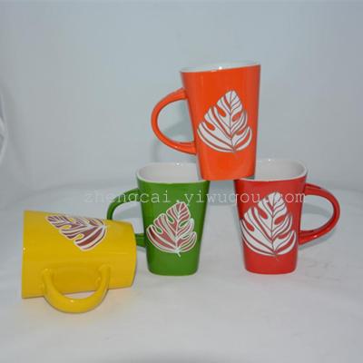 Ceramic glazed coffee cups mugs customized OEM 