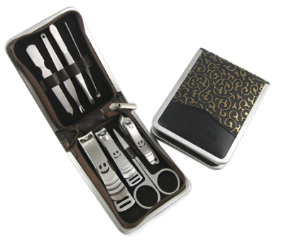 JS-5039-carved stainless steel 6 piece set