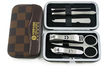 JS-5978 6 piece manicure set toenail shear set personal nail care tools