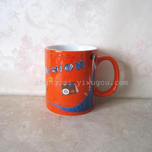 Customized Ceramic Cup Color Glaze Coffee Cup Mug OEM Customized Cup 