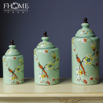 Ceramic decorative ornaments crafts upscale drapery home decor blue medium