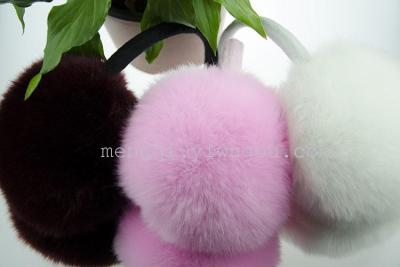 Korean version of rabbit hair adjustable ear cover