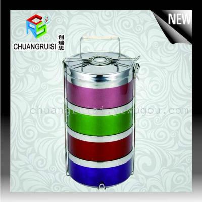 stainless steel insulated lunch box thick thermal lunch box colorful