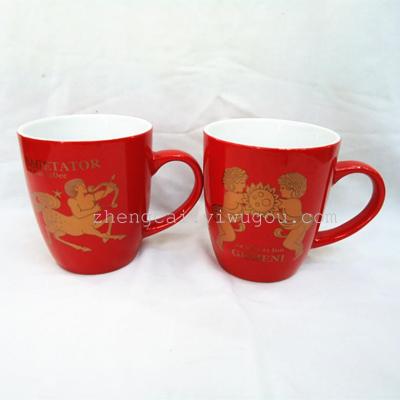 Ceramic coffee cups 12 zodiac signs Romanian Cup mug ceramic mug