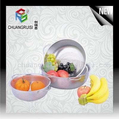 stainless steel with hole basket washing rice basket vegetable basket of fruits fruit basket