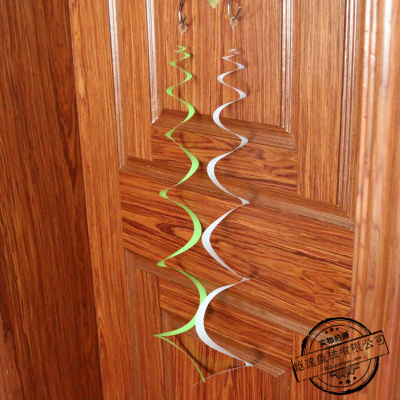 Lanfei Birthday Party Holiday Decoration Wedding Supplies Creative Ribbon Rotating Hanging Strip