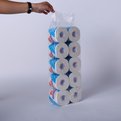 Roll paper toilet paper napkin white paper towel has 10 rolls