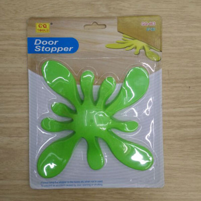 Octopus shaped plastic door stopper