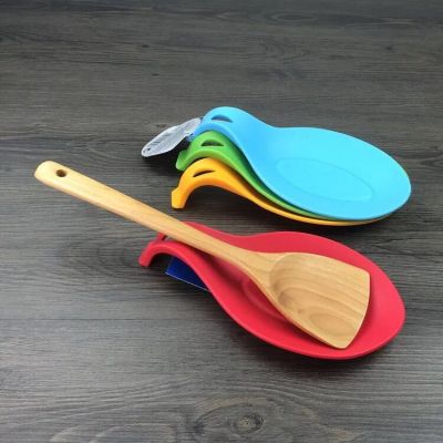 Silicone spoon ladle bottom scoop pad pad Potholder baking tools kitchen cooking tools