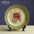 Craft porcelain wall plates or wobble-plate hand-painted flowers home accessories factory direct