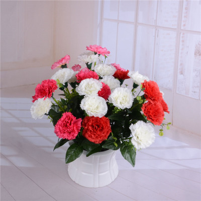 Simulation flower artificial flower 10 casing carnations