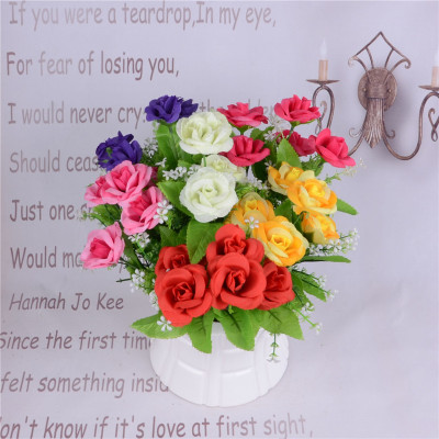 2016 new artificial flower flower simulation simulation Flower 5 head of water.