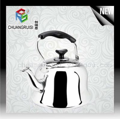 Stainless steel thick classic teapot Kettle  whistling kettle gas stove cooker electromagnetic furnace dual-use