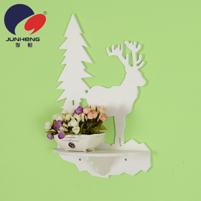 Idyllic Hollow Deer Shelf Background Wall Decoration Crafts Bg003/1749