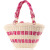 New bowknot straw bale hand-made lady's shoulder bag for leisure holiday beach bag