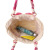 New bowknot straw bale hand-made lady's shoulder bag for leisure holiday beach bag