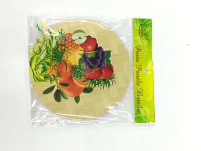 Supply Tianyun Brand Printed Bamboo Placemat Heat Proof Mat Healthy And Environment-Friendly Bamboo Products Bamboo Mat