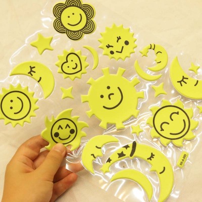 Korean luminous stick mercifully paste creative stickers