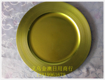 Manufacturers direct Christmas plate, plastic plate, plate, tray, duplicate, gold plate