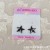 Korean version strong magnetic magnet earring black pentacle without ear hole magnetic magnet earring