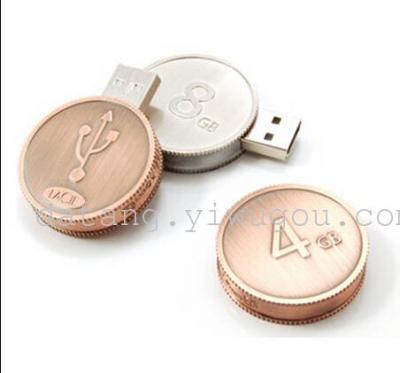 Custom metal u-creative personality gift USB USB dollars coins u coin u