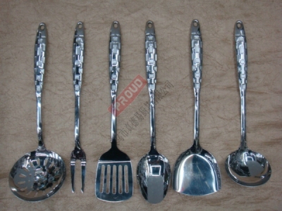 Stainless steel kitchenware A7010 shovel spoon, slotted spoon, spoon, missing shovel