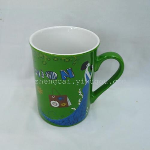 Color Glaze Cup Ceramic Cup Mug Cartoon Cup 