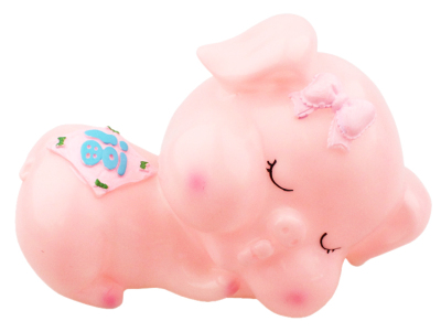 Drop-Resistant Gum Money Box Gum Doll Lucky Pig Coin Bank Creative Gift