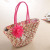 European-american style hand-woven straw bag creative fashion one-shoulder bag garden fresh women's bag
