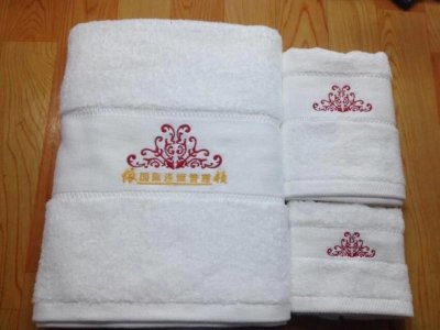 Chenglong hotel supplies cotton plus thick platinum satin bath towel five-star hotel towel
