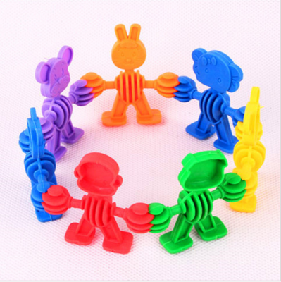 In children's educational toys elf Doll Toy Puzzle blocks toys