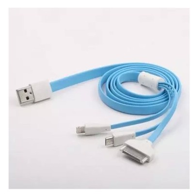 Drag three-function extension data cable three-in-one USB three-point