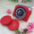 2015 new vintage photo coasters elastic insulation pad 6 color optional