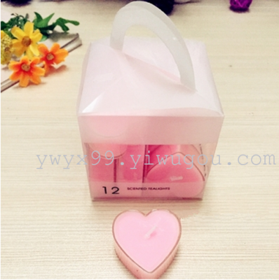 Acrylic plastic tea-wax aromatherapy candles wedding show dinner Valentine's day birthday