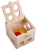 More than 13 hole shape paired blocks 1-3 children's wooden intelligence toys early lessons learned wisdom House toys