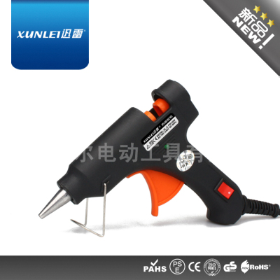 [factory direct sale] lightweight small glue gun 20W power certificate all small glue gun hot glue gun
